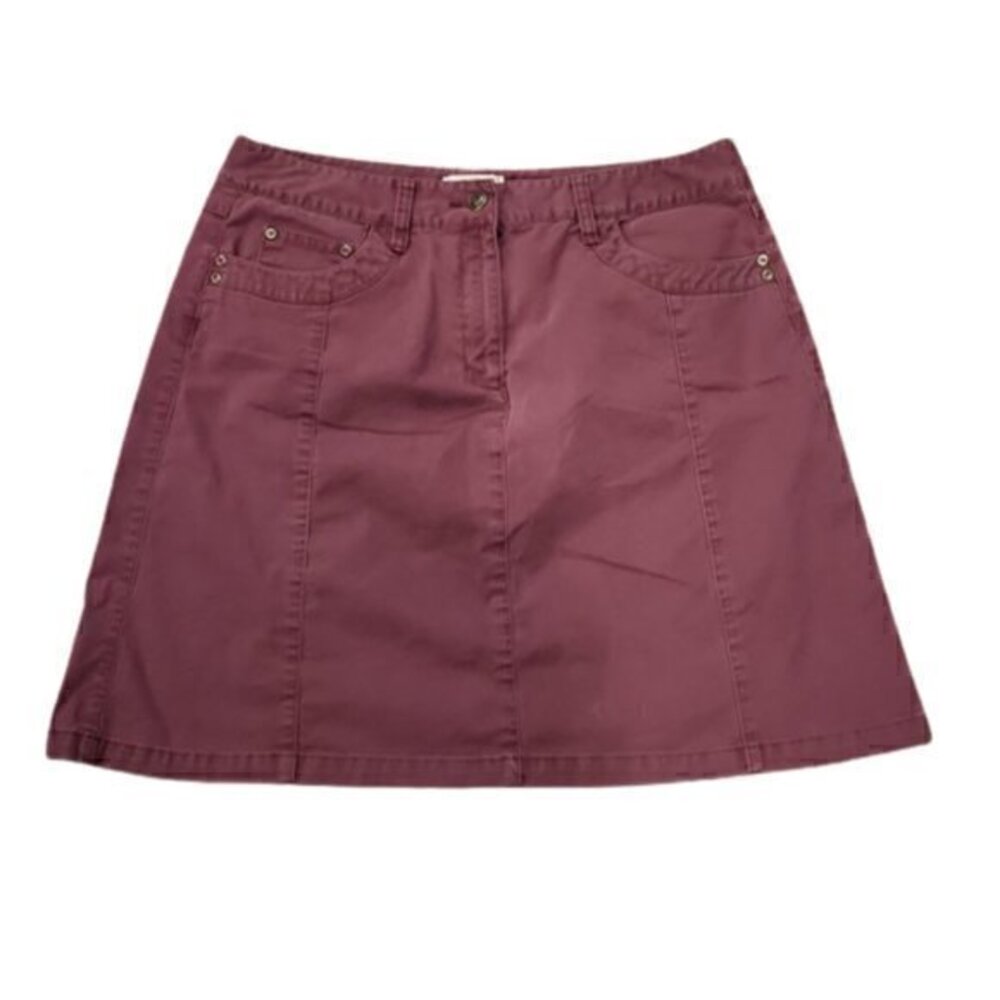 Talbots - Purple Stretch Skirt - Size 14